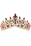 Rised V Bottom Rhinestone Tiara