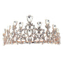 Pear top lines Rhinestone Tiara