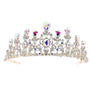 Pear top lines Rhinestone Tiara