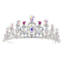 Pear top lines Rhinestone Tiara