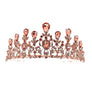 Pear top lines Rhinestone Tiara