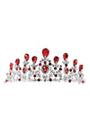 Pear top lines Rhinestone Tiara