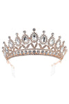 Flowers Casting Rhinestone Tiara