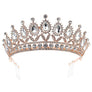 Flowers Casting Rhinestone Tiara