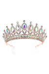 Flowers Casting Rhinestone Tiara