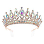 Flowers Casting Rhinestone Tiara