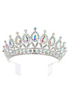 Flowers Casting Rhinestone Tiara