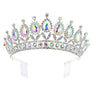 Flowers Casting Rhinestone Tiara