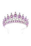 Flowers Casting Rhinestone Tiara