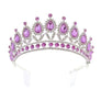 Flowers Casting Rhinestone Tiara