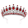 Flowers Casting Rhinestone Tiara