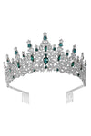 High princess tower Rhinestone Tiara