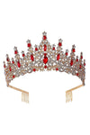 High princess tower Rhinestone Tiara