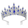 High princess tower Rhinestone Tiara