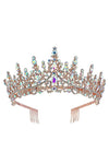 High princess tower Rhinestone Tiara