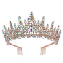 High princess tower Rhinestone Tiara