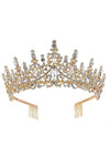 High princess tower Rhinestone Tiara