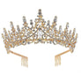 High princess tower Rhinestone Tiara