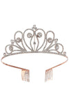 Paisley Flexible Rhinestone Tiara