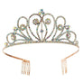 Paisley Flexible Rhinestone Tiara