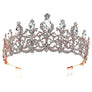Flower HIgher Rhinestone Tiara