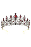 Flower HIgher Rhinestone Tiara