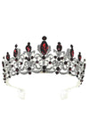 Flower HIgher Rhinestone Tiara