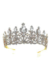 Flower HIgher Rhinestone Tiara