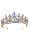 Flower HIgher Rhinestone Tiara