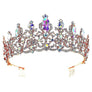 Flower HIgher Rhinestone Tiara