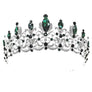 Flower HIgher Rhinestone Tiara