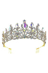 Flower HIgher Rhinestone Tiara