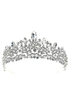 Floral Marquise Top Point Tiara