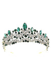 Floral Marquise Top Point Tiara