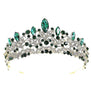 Floral Marquise Top Point Tiara