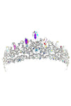 Floral Marquise Top Point Tiara