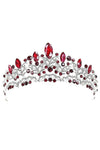 Floral Marquise Top Point Tiara