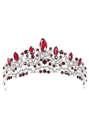 Floral Marquise Top Point Tiara