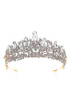 Floral Marquise Top Point Tiara