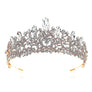 Floral Marquise Top Point Tiara