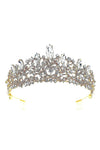 Floral Marquise Top Point Tiara