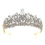 Floral Marquise Top Point Tiara