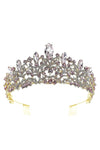 Floral Marquise Top Point Tiara
