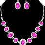 Oval Shape Rhinestone Princess set