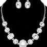 Oval Shape Rhinestone Princess set