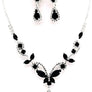 PROM Bridal wedding rhinestone necklace set