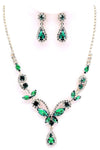 PROM Bridal wedding rhinestone necklace set