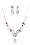 PROM Bridal wedding rhinestone necklace set