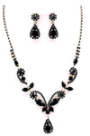 PROM Bridal wedding rhinestone necklace set