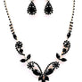 PROM Bridal wedding rhinestone necklace set